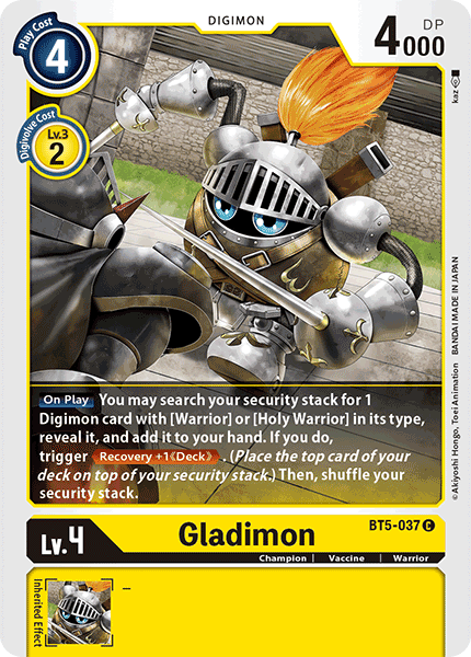 Gladimon, BT5-037