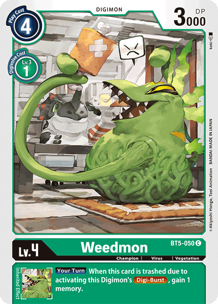 Weedmon, BT5-050