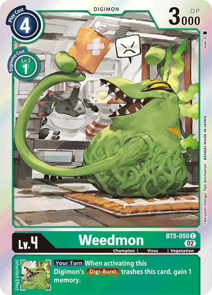 Weedmon, BT5-050-p1