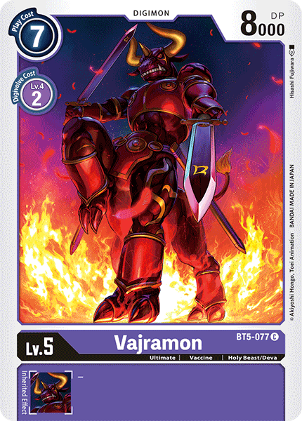 Vajramon, BT5-077