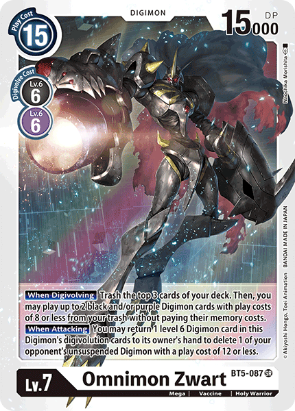 Omnimon Zwart, BT5-087