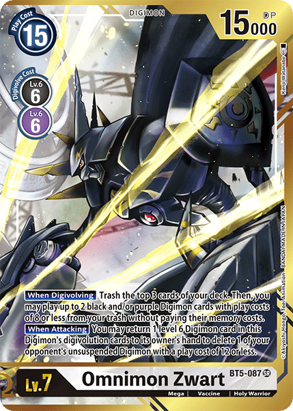 Omnimon Zwart, BT5-087-p1