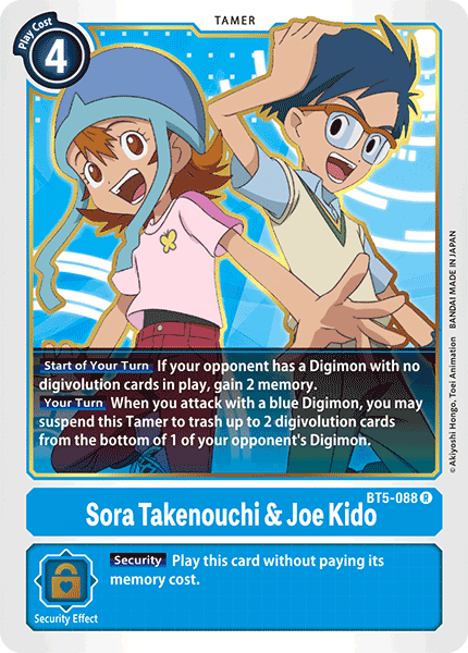 Sora Takenouchi & Joe Kido, BT5-088