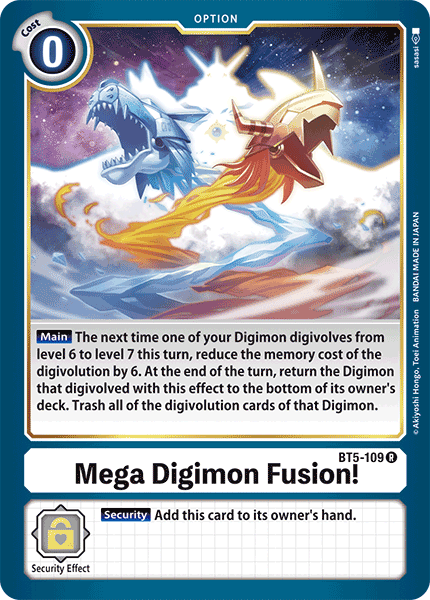 Mega Digimon Fusion!, BT5-109