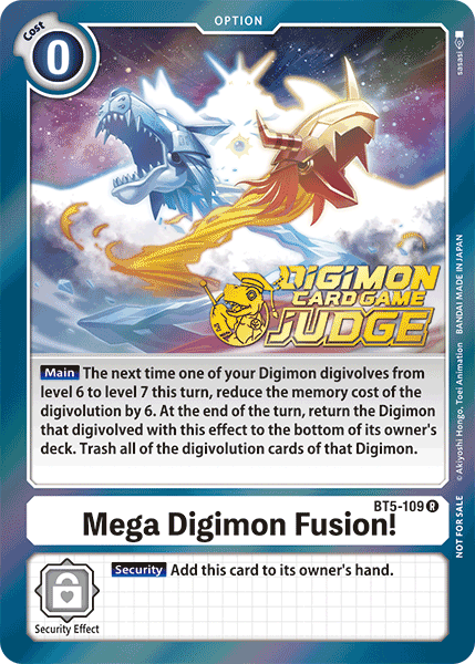 Mega Digimon Fusion!, BT5-109-p1