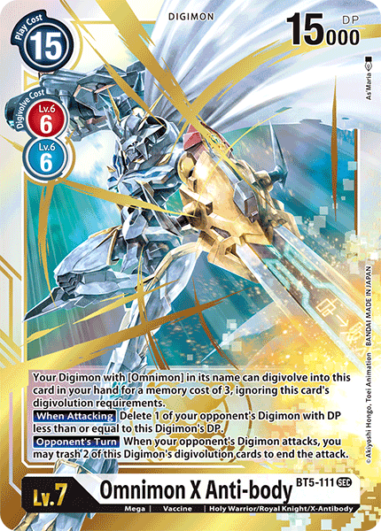 Omnimon X Anti-body, BT5-111