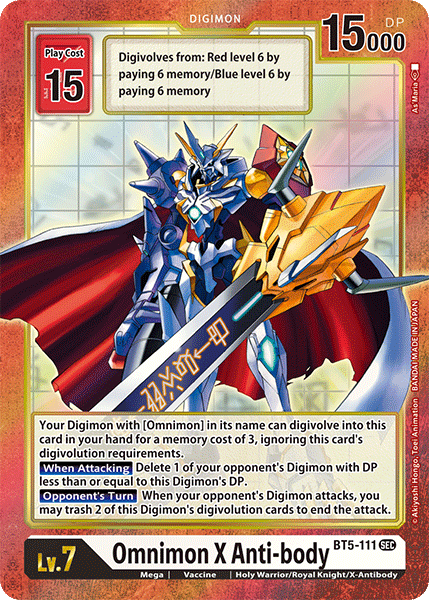 Omnimon X Anti-body, BT5-111-p1