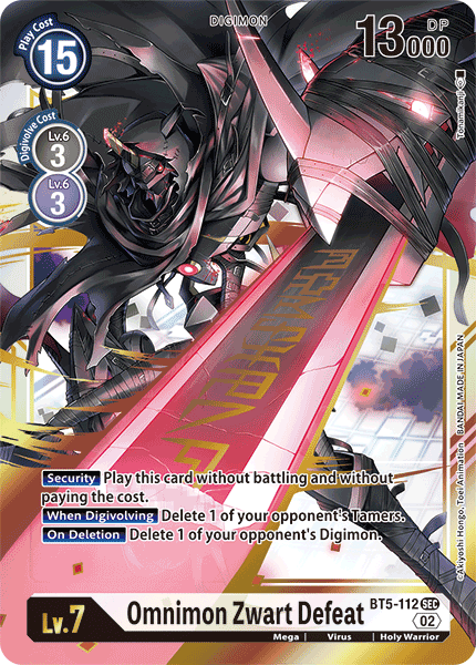 Omnimon Zwart Defeat, BT5-112-p4