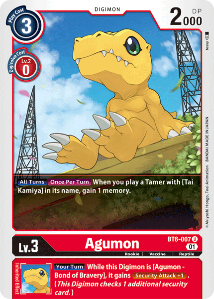 Agumon, BT6-007