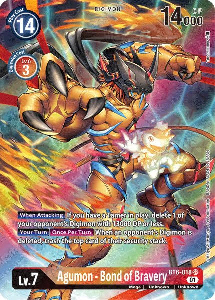 Agumon - Bond of Bravery, BT6-018-p1