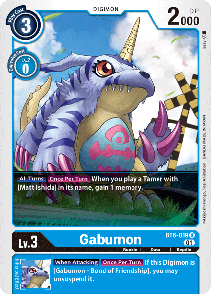 Gabumon, BT6-019