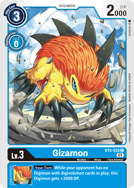 Gizamon, BT6-020
