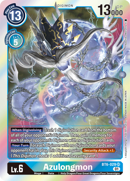 Azulongmon, BT6-029