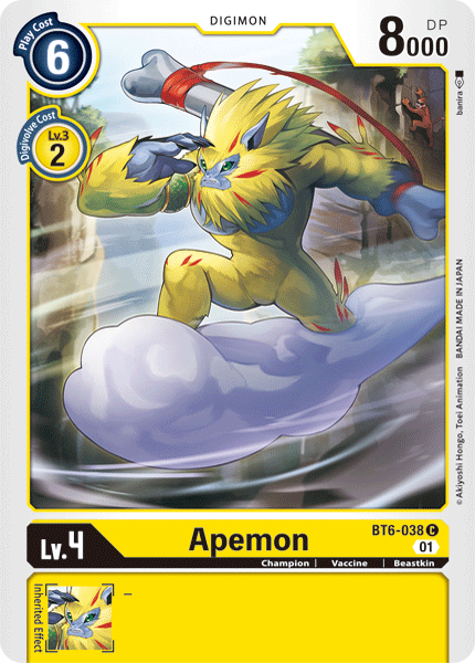 Apemon, BT6-038