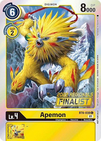 Apemon, BT6-038-p2