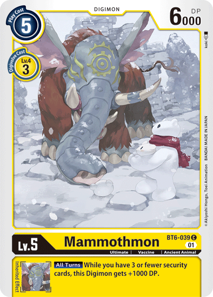 Mammothmon, BT6-039