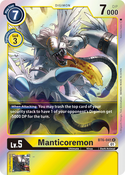 Manticoremon, BT6-041