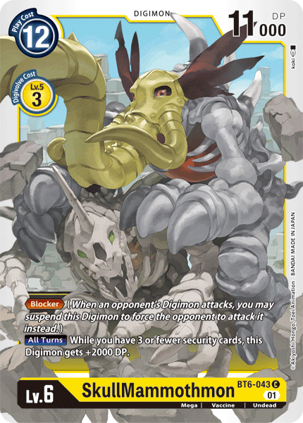 SkullMammothmon, BT6-043