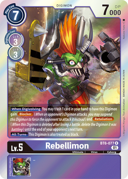Rebellimon, BT6-077