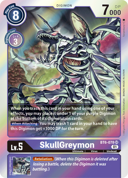 SkullGreymon, BT6-078