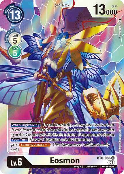 Eosmon, BT6-086