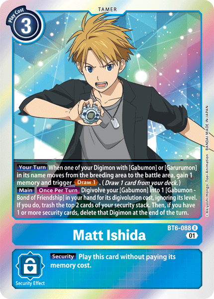 Matt Ishida, BT6-088