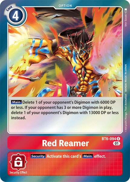 Red Reamer, BT6-094