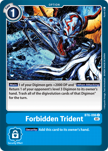 Forbidden Trident, BT6-096