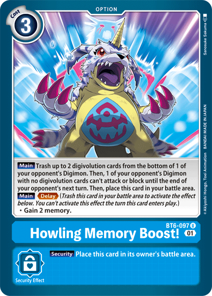 Howling Memory Boost!, BT6-097
