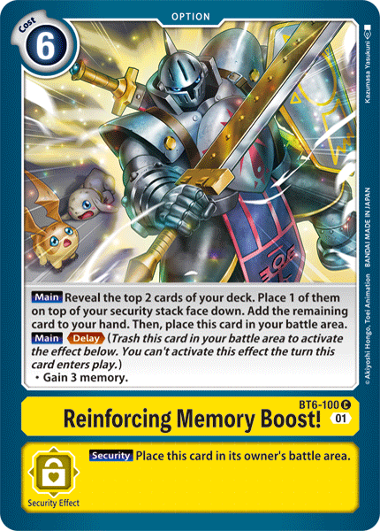 Reinforcing Memory Boost!, BT6-100