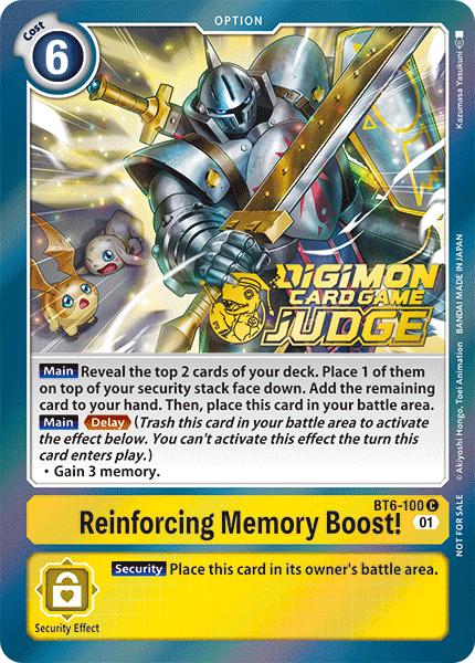 Reinforcing Memory Boost!, BT6-100-p1
