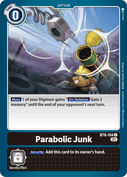 Parabolic Junk, BT6-104