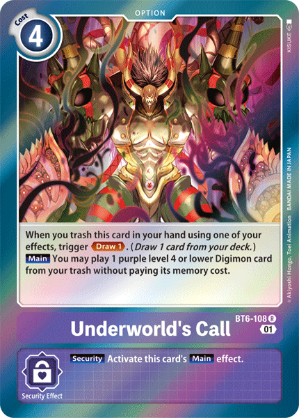 Underworld's Call, BT6-108