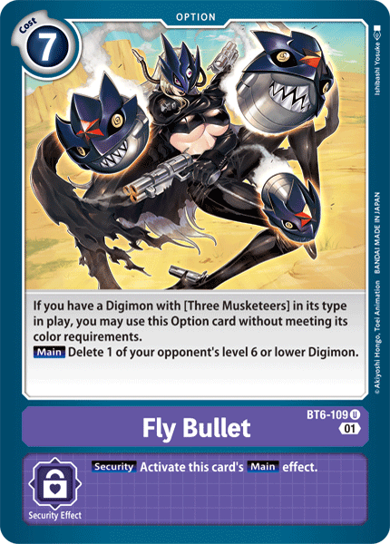 Fly Bullet, BT6-109