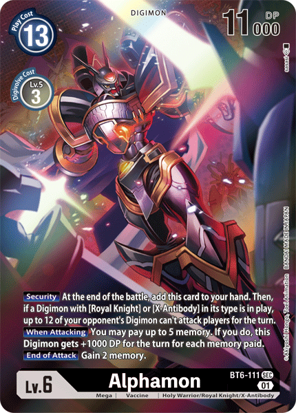 Alphamon, BT6-111-p1