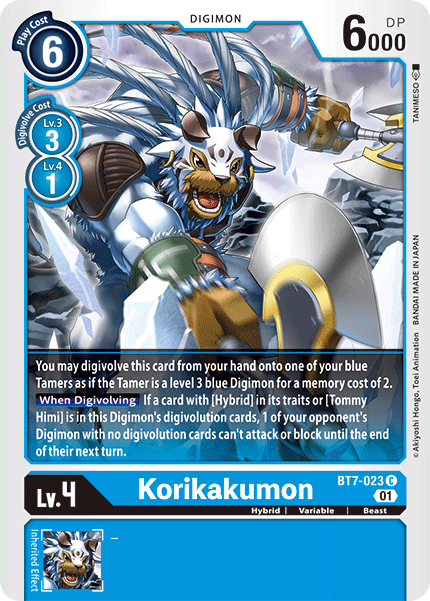 Korikakumon, BT7-023