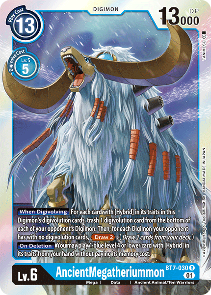 AncientMegatheriummon, BT7-030