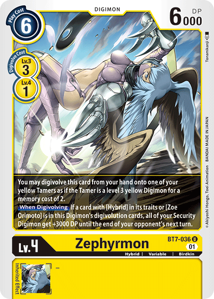 Zephyrmon, BT7-036