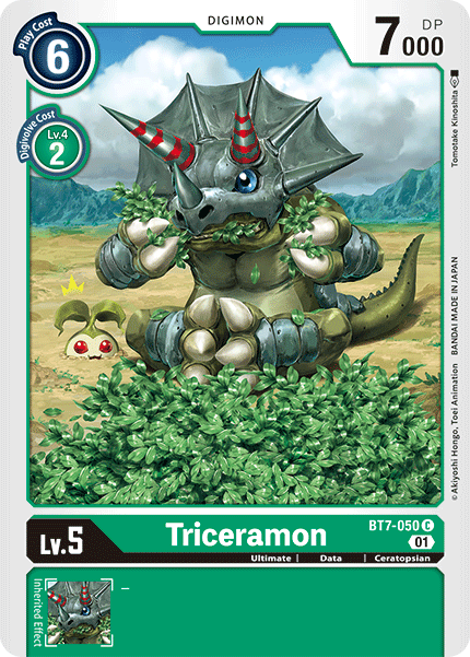 Triceramon, BT7-050