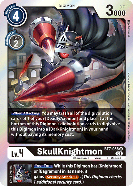 SkullKnightmon, BT7-058