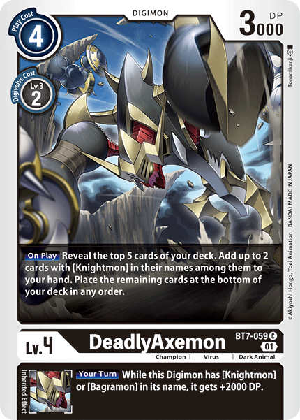 DeadlyAxemon, BT7-059