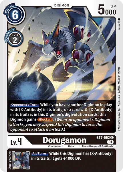Dorugamon, BT7-062