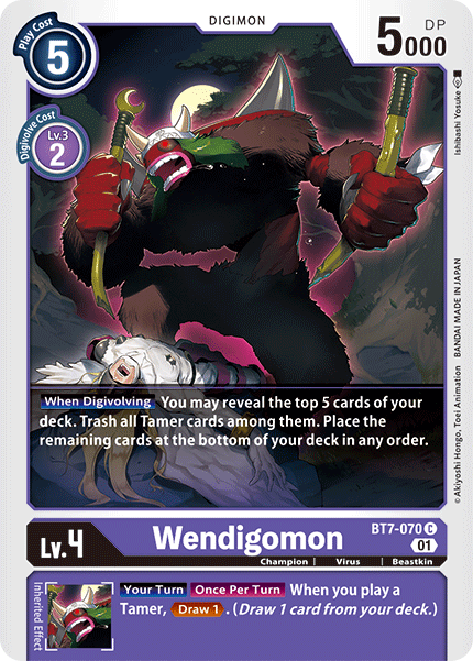 Wendigomon, BT7-070