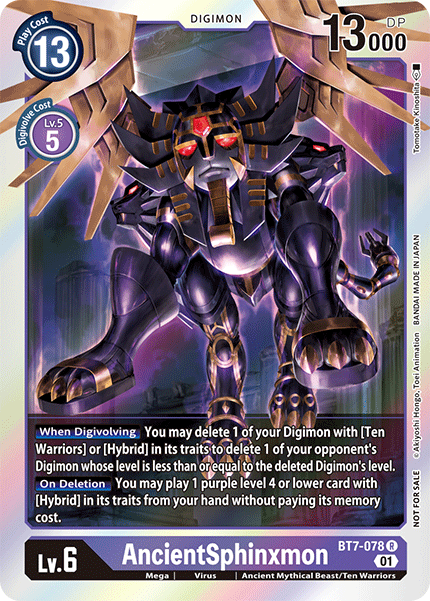 AncientSphinxmon, BT7-078-p1
