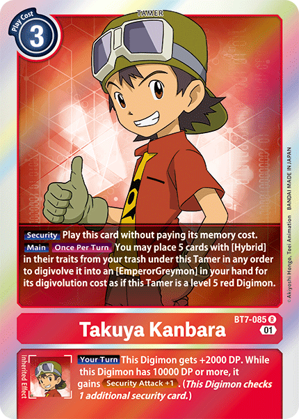 Takuya Kanbara, BT7-085