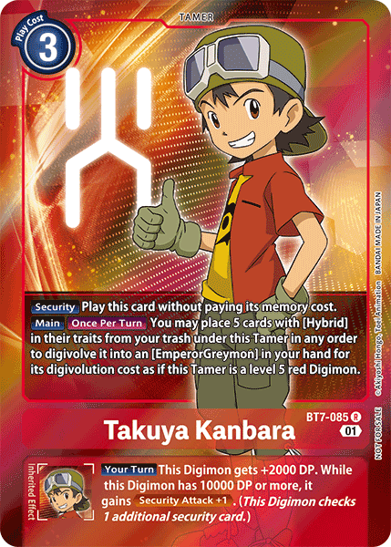 Takuya Kanbara, BT7-085-p1