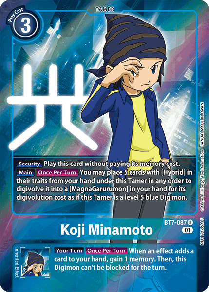Koji Minamoto, BT7-087-p1