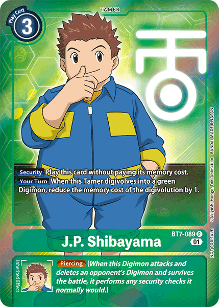 J.P. Shibayama, BT7-089-p1