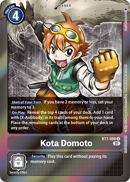 Kota Domoto, BT7-090-p1
