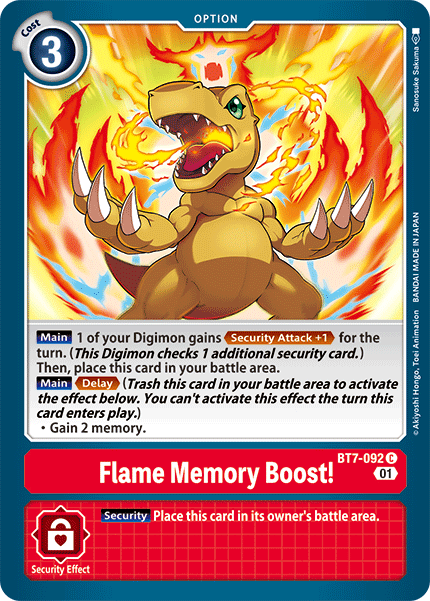 Flame Memory Boost!, BT7-092